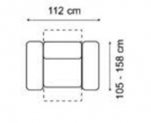 Gala - Massimo - Fotel 1(70)TVe